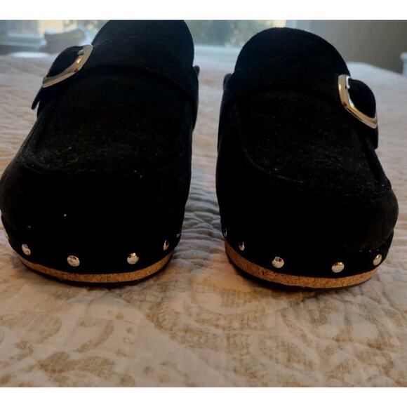 Corky's Black Size 9 Just Precious Slip On Wedge 2.5" Memory Foam Insoles EUC - Picture 3 of 9